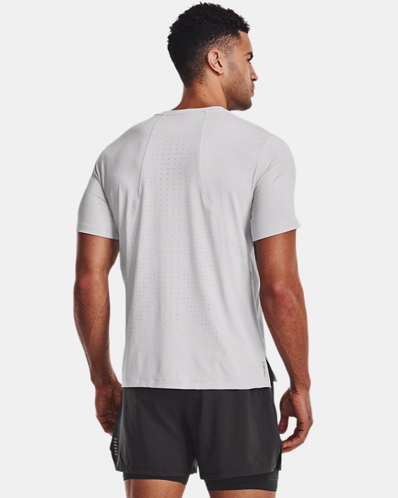 Men's UA Iso-Chill Run Laser T-Shirt, Gray, pdpMainDesktop image number 1